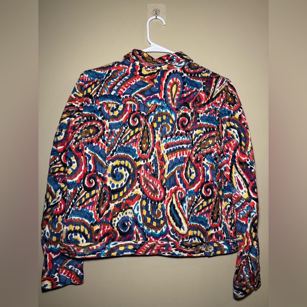 Ruby Rd. Colorful Paisley Print Jacket - Picture 2 of 8
